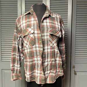 Azur Unisex Plaid Flannel Adult Small